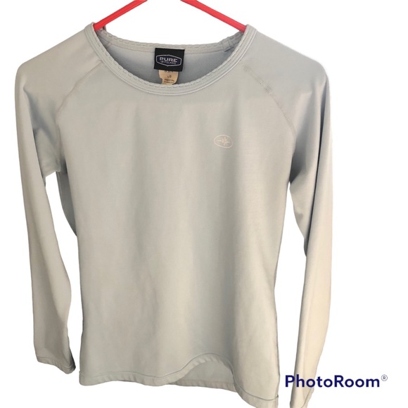 Fit active light blue long sleeve shirt - Picture 1 of 3